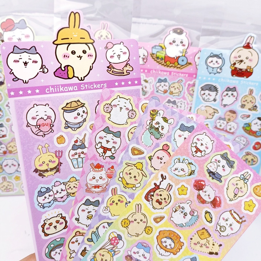 Laptop Accessories Design - 1 set of 18 unique Chiikawa-themed