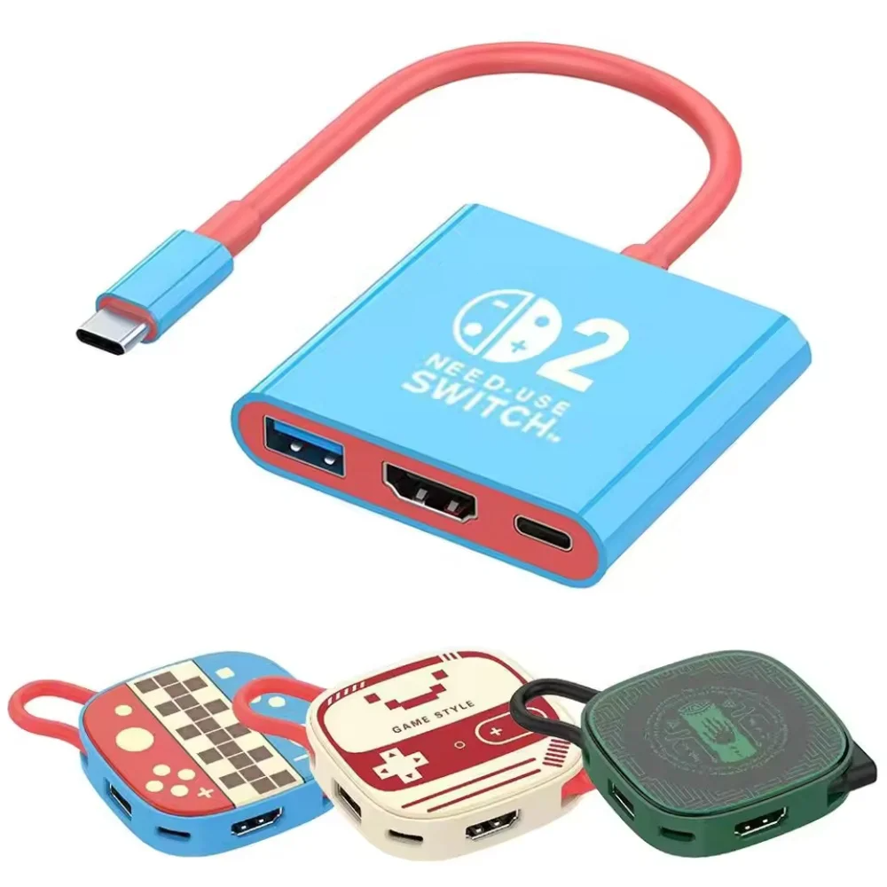 Laptop Accessories Hub - Switch 2 Dock HDMI 4K USB