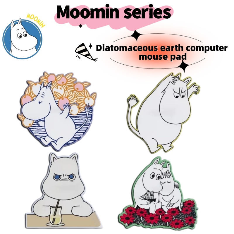 Cute Hippo Moomin Cartoon Diat - Laptop Accessories Kit avis et prix