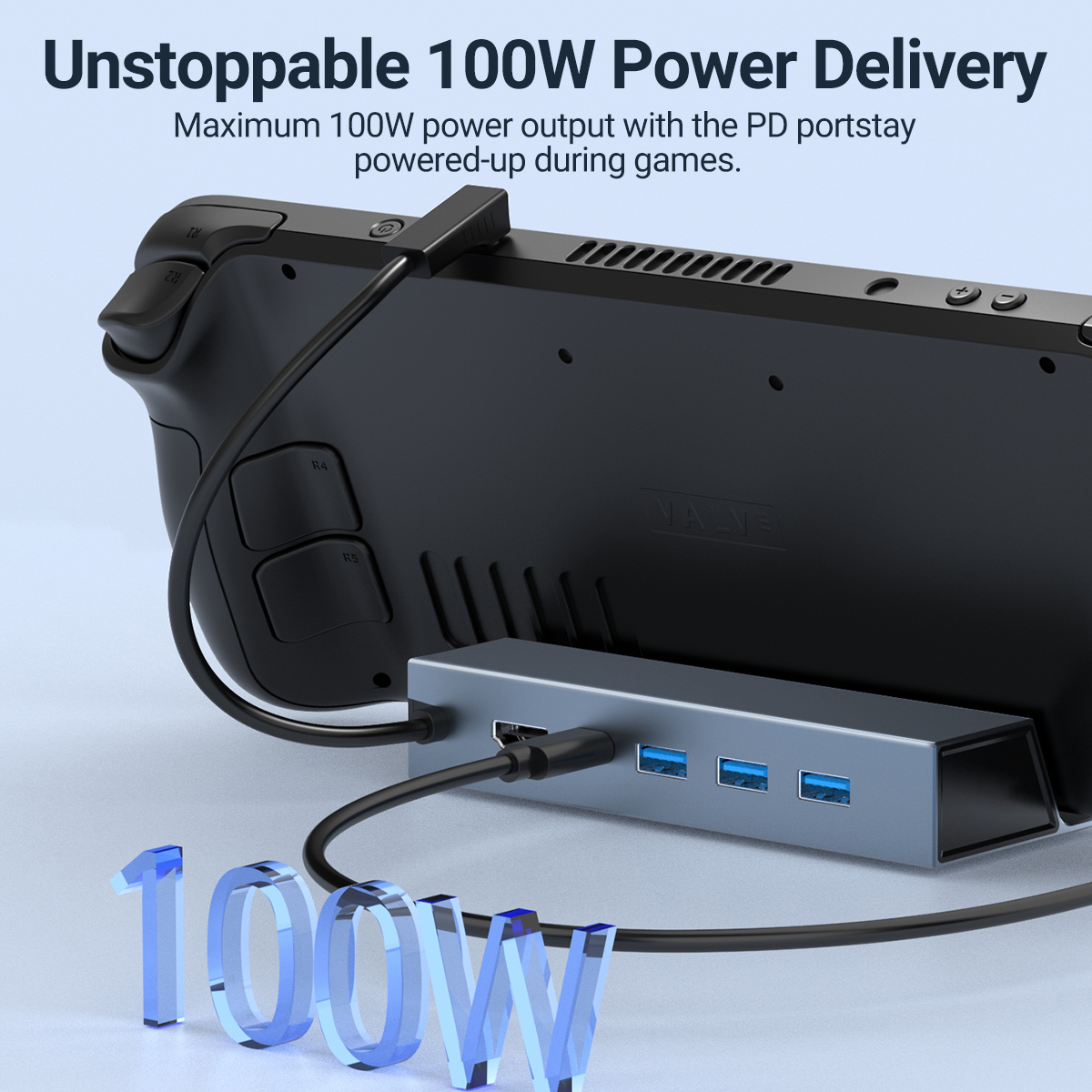 5 In 1 USB-C Game Hub Type-C C - Laptop Accessories Hub avis et prix