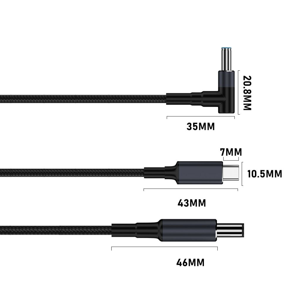 180CM Laptop USB Type C to DC  - Laptop Lock Cable avis et prix