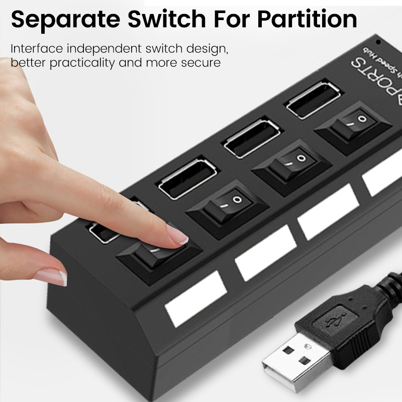 USB 2.0 Hub Multi USB Splitter - Laptop Accessories Hub avis et prix