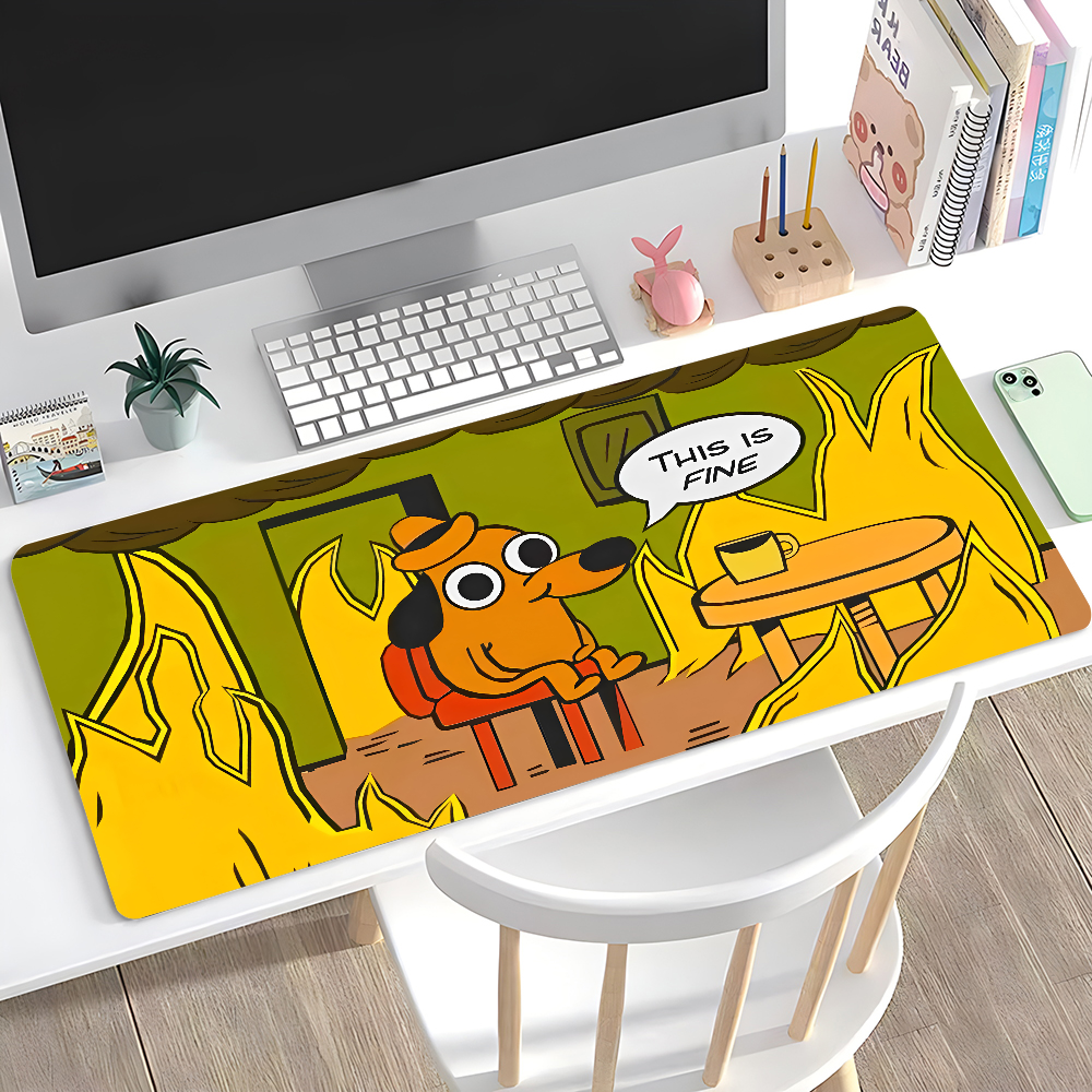 This Is Fine Dog Dachshund Mou - Laptop Extra Accessories avis et prix