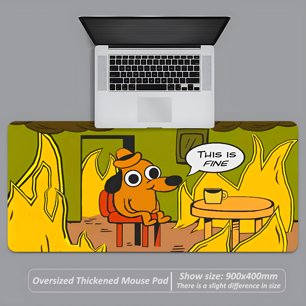 This Is Fine Dog Dachshund Mou - Laptop Extra Accessories avis et prix