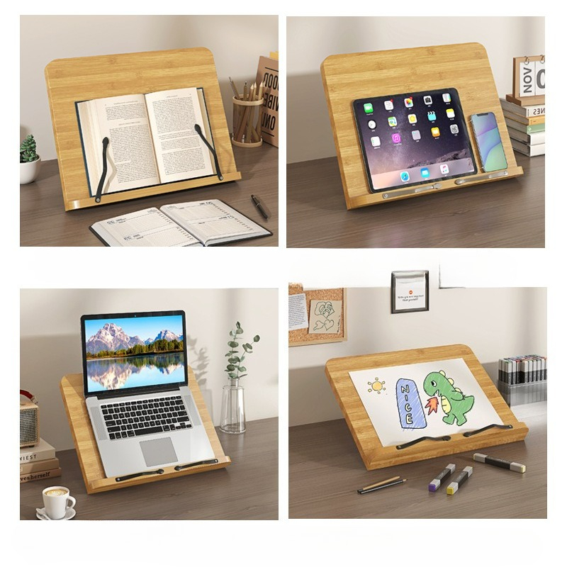 Wooden Reading Book Stand, Mul - Laptop Office Accessories avis et prix