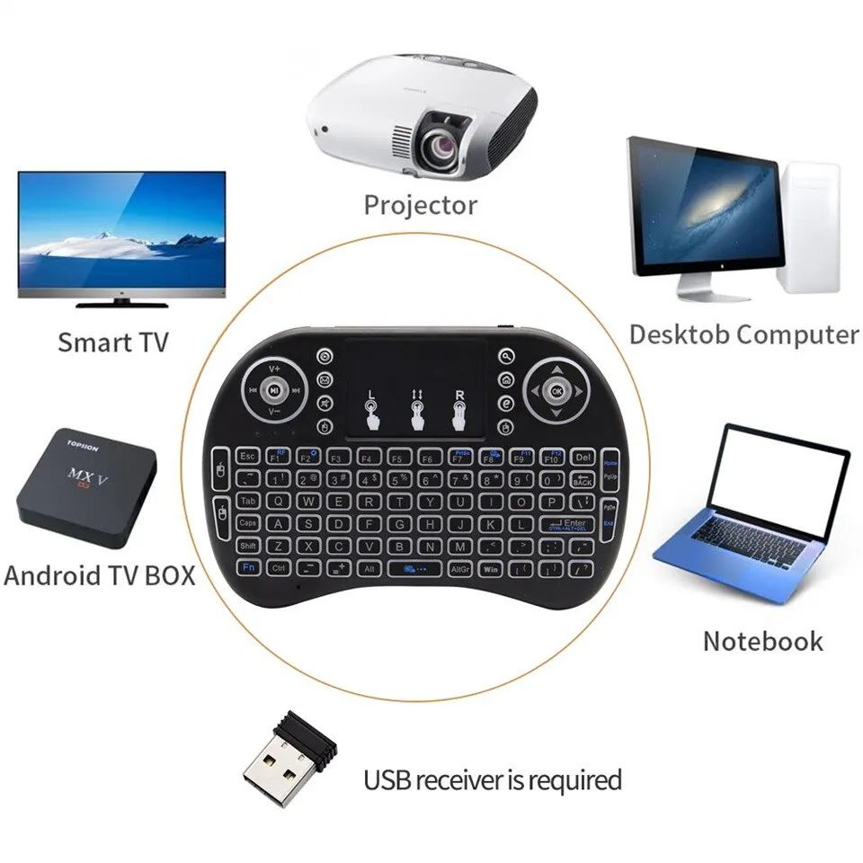 Mini Wireless Keyboard 2.4G No - Laptop Accessories For Programmers avis et prix