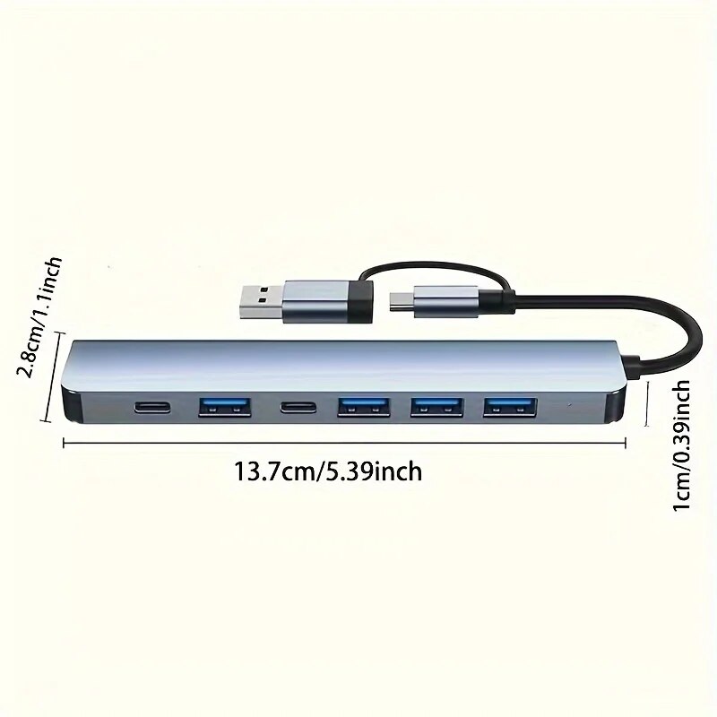 7 In 1 USB C Extender Adapter  - Laptop Accessories Hub avis et prix