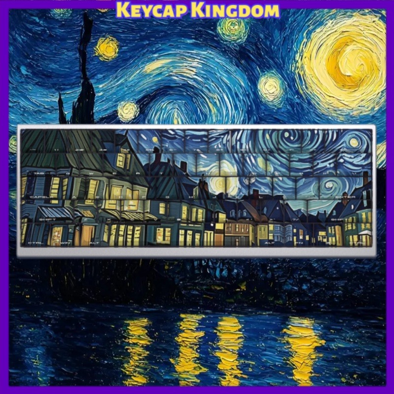 Van Gogh Starry Sky Theme Keyc - Laptop Accessories For Programmers avis et prix