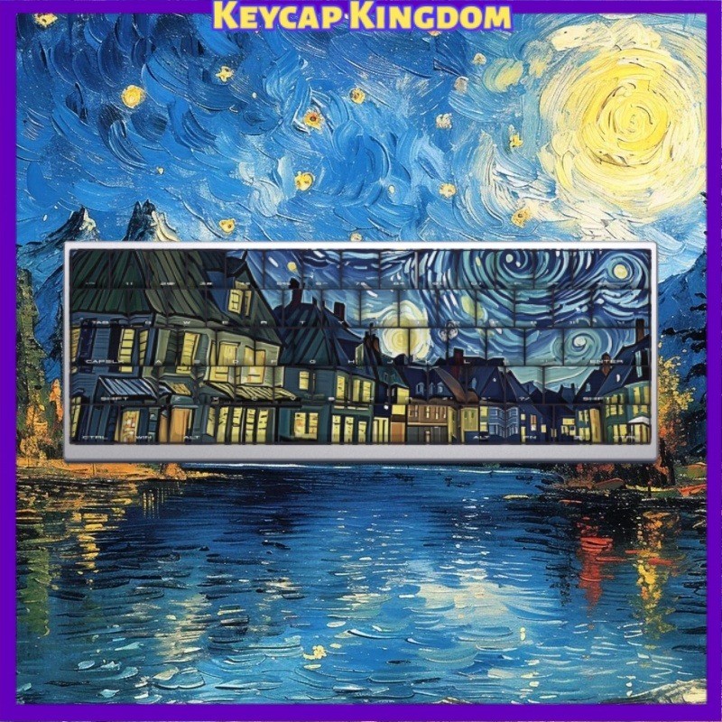 Van Gogh Starry Sky Theme Keyc - Laptop Accessories For Programmers avis et prix