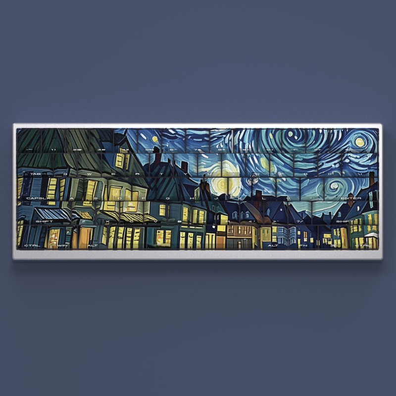 Van Gogh Starry Sky Theme Keyc - Laptop Accessories For Programmers avis et prix