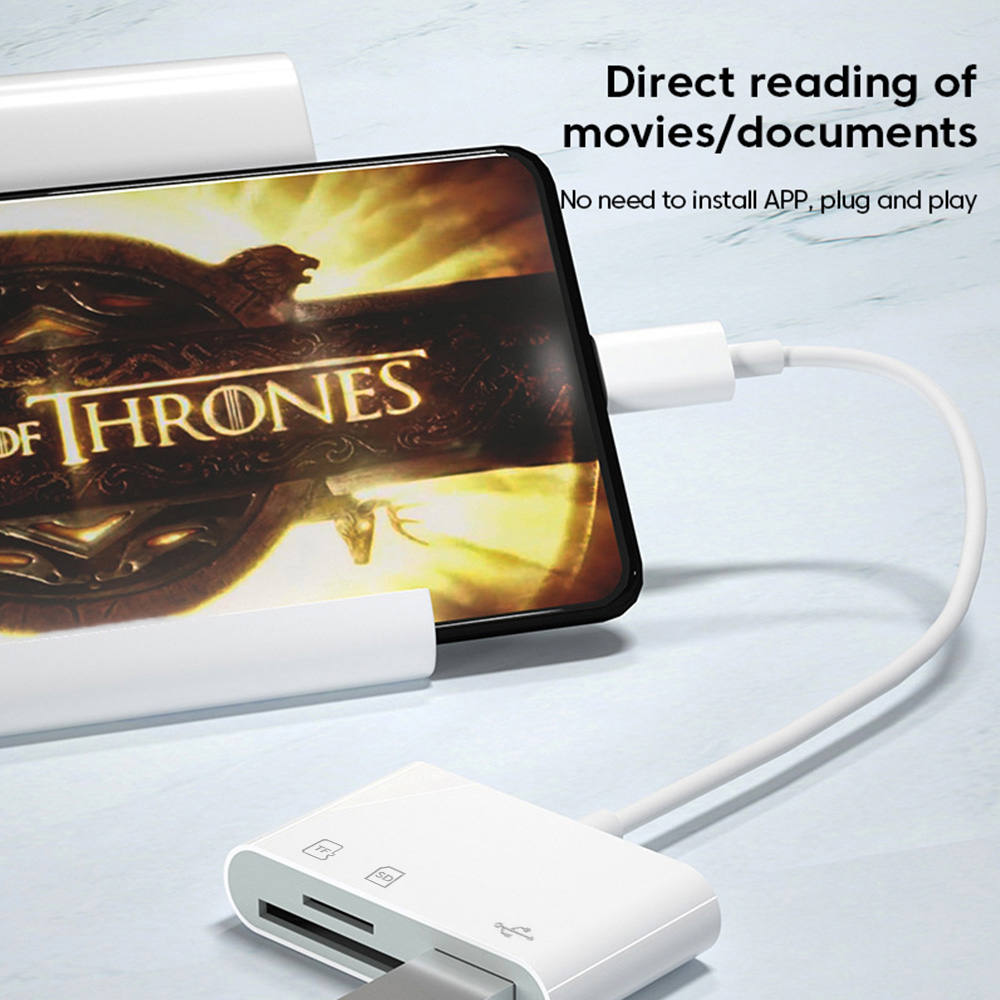 3 in 1 Type C OTG Card Reader  - Laptop Accessories For Programmers avis et prix