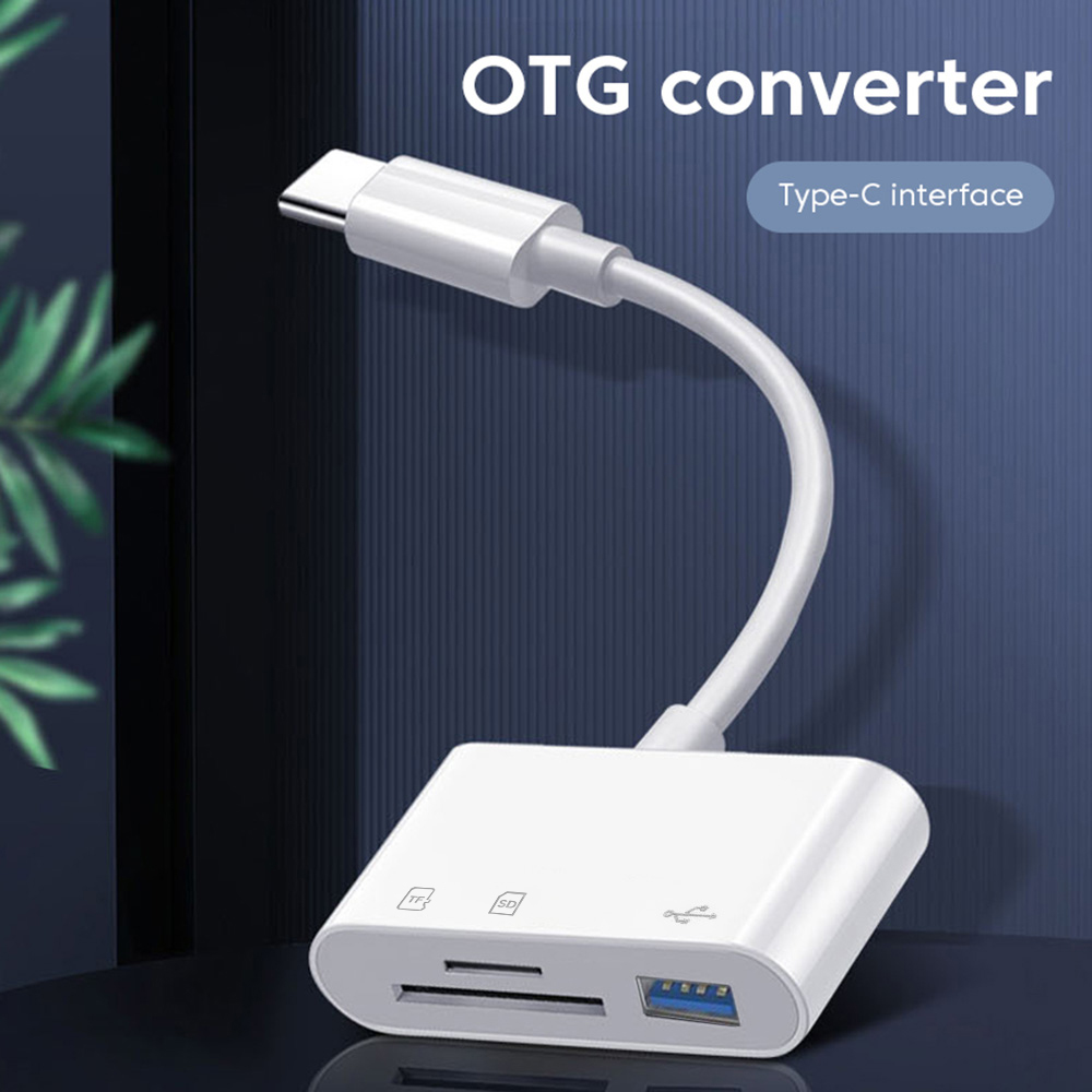 3 in 1 Type C OTG Card Reader  - Laptop Accessories For Programmers avis et prix