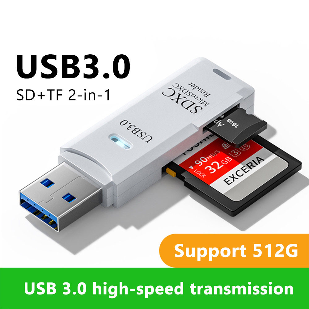 2 In 1 USB 3.0 Card Reader Mic - Laptop Accessories For Programmers avis et prix