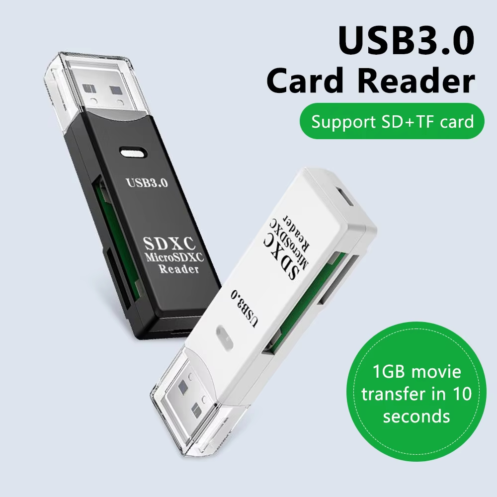 2 In 1 USB 3.0 Card Reader Mic - Laptop Accessories For Programmers avis et prix