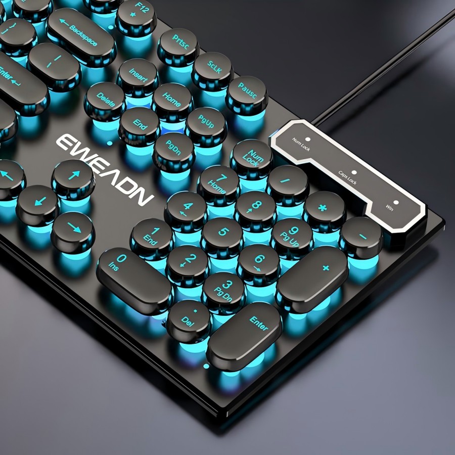 EWEADN Typewriter Gaming Keybo - Laptop Extra Accessories avis et prix