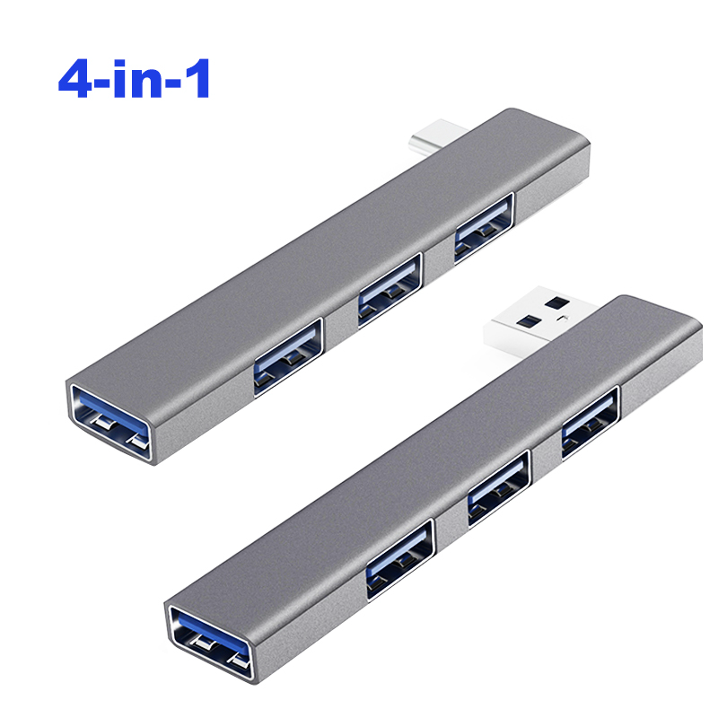 4 in 1 USB 3.0 Hub Type C 3.1  - Laptop Accessories Hub avis et prix