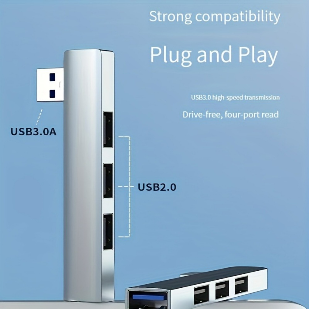 4 in 1 USB 3.0 Hub Type C 3.1  - Laptop Accessories Hub avis et prix