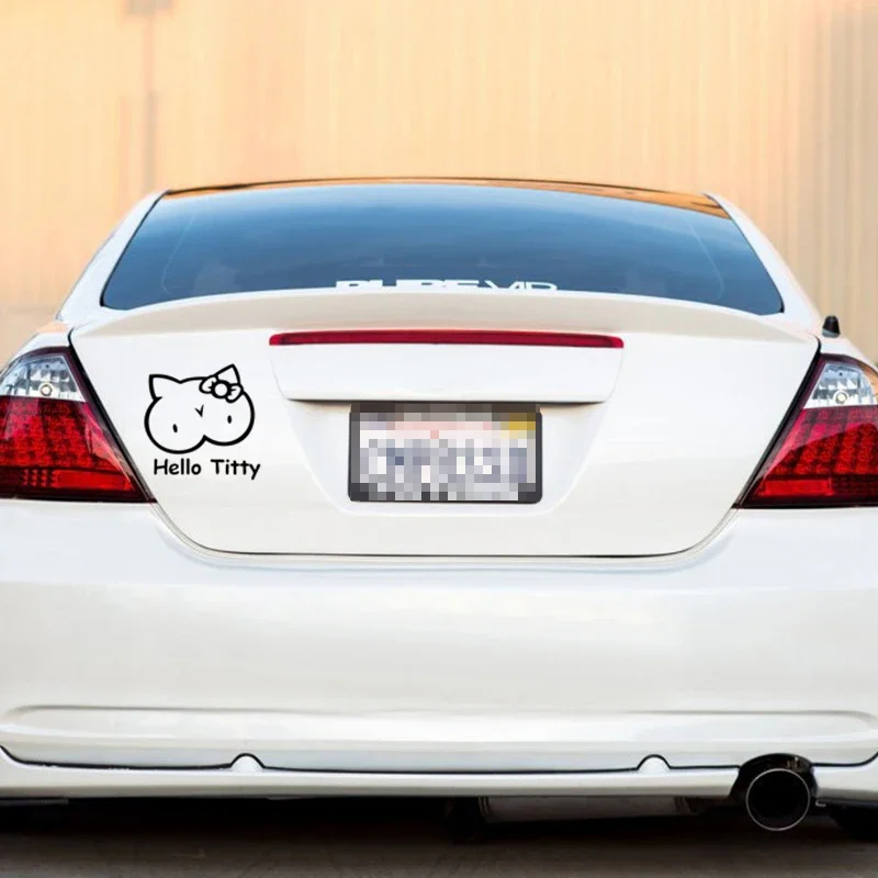Cute kitten design car window  - Laptop Accessories Design avis et prix