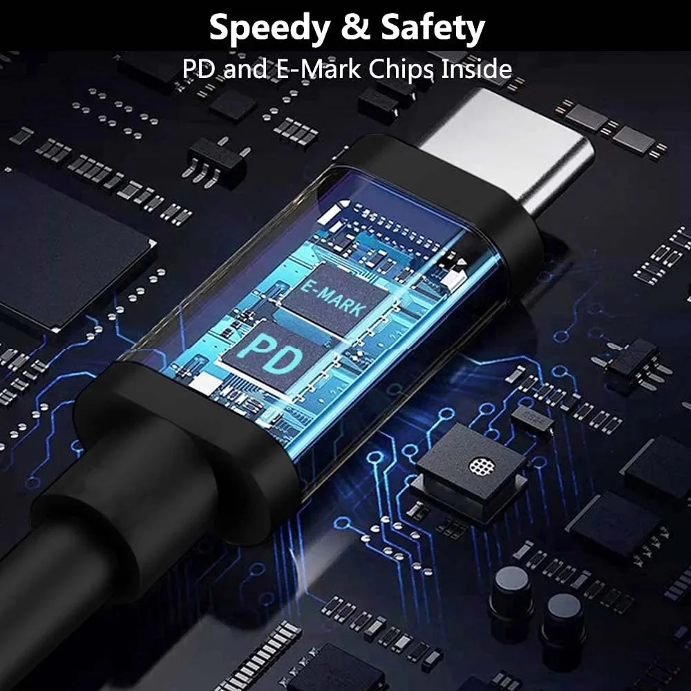 1.8m 100W USB-C Type-C to DC 5 - Laptop Lock Cable avis et prix