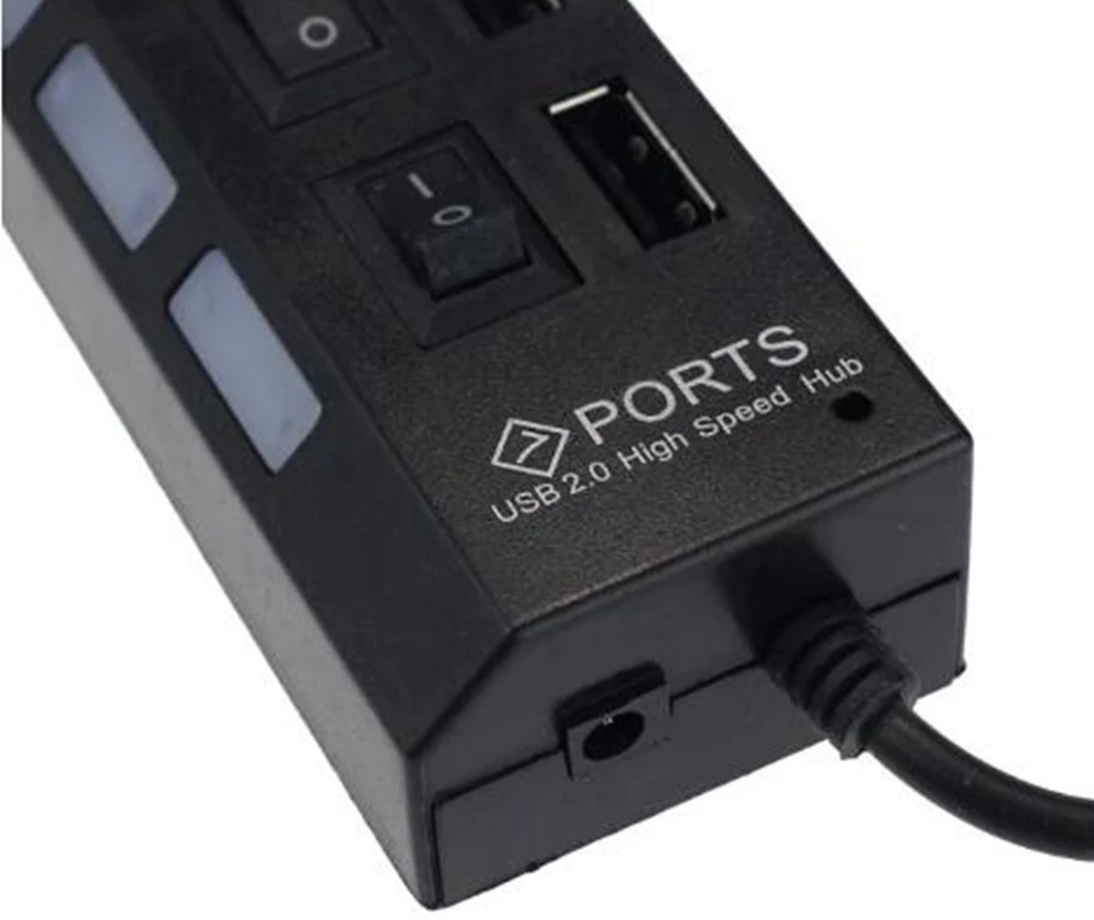 7 Port USB 2.0 Hub Splitter Fo - Laptop Office Accessories avis et prix