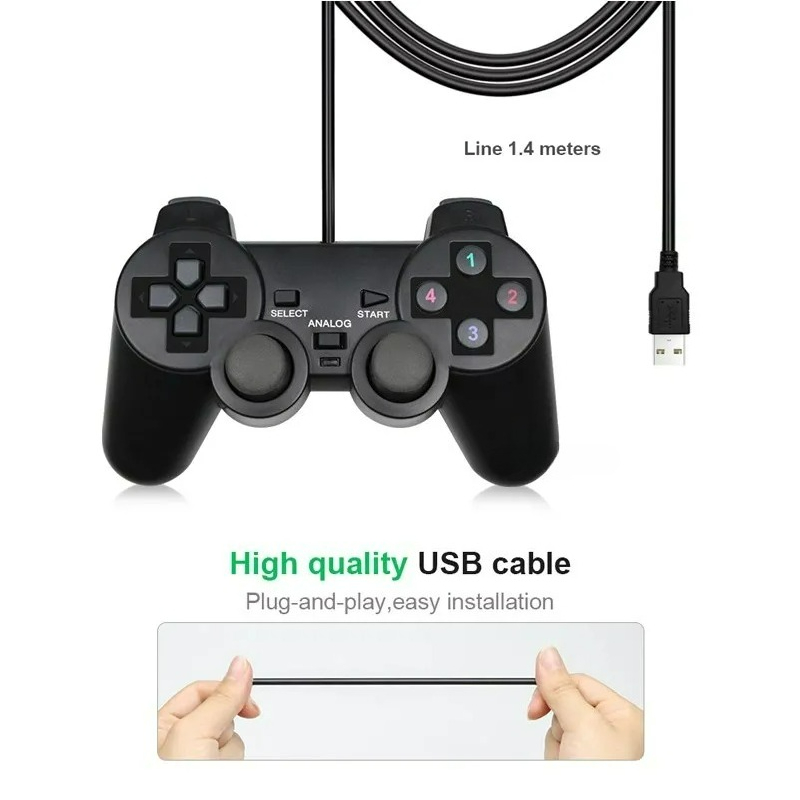 Wired USB PC Gaming Joystick G - Laptop Accessories For Programmers avis et prix