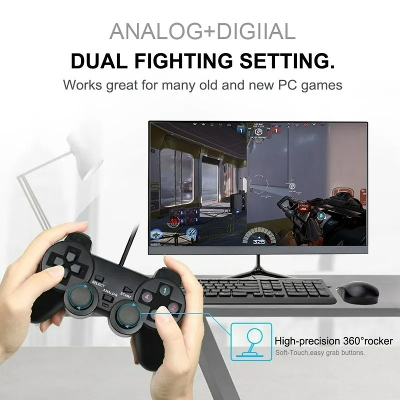 Wired USB PC Gaming Joystick G - Laptop Accessories For Programmers avis et prix