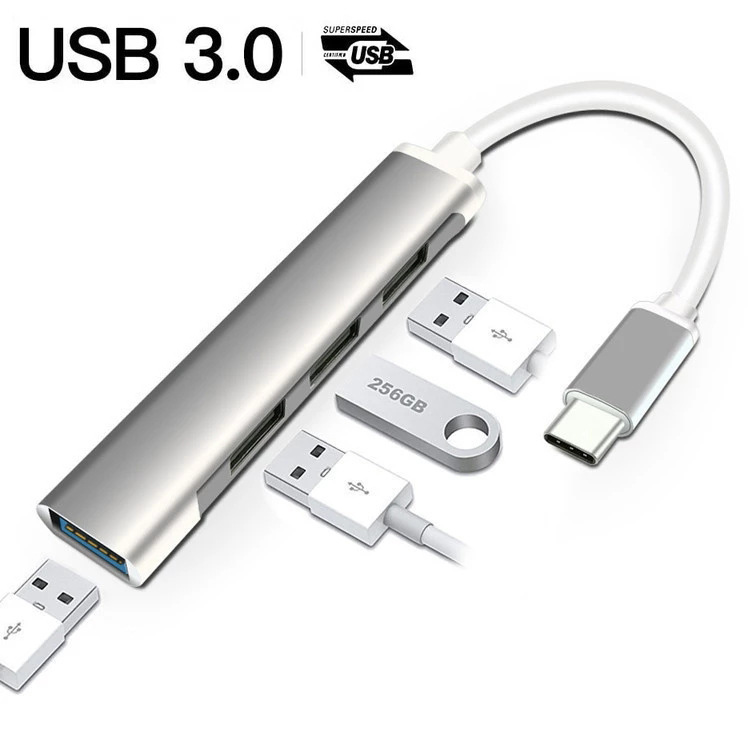 4-in-1 USB C HUB 3.0 Type C 3. - Laptop Accessories For Programmers avis et prix