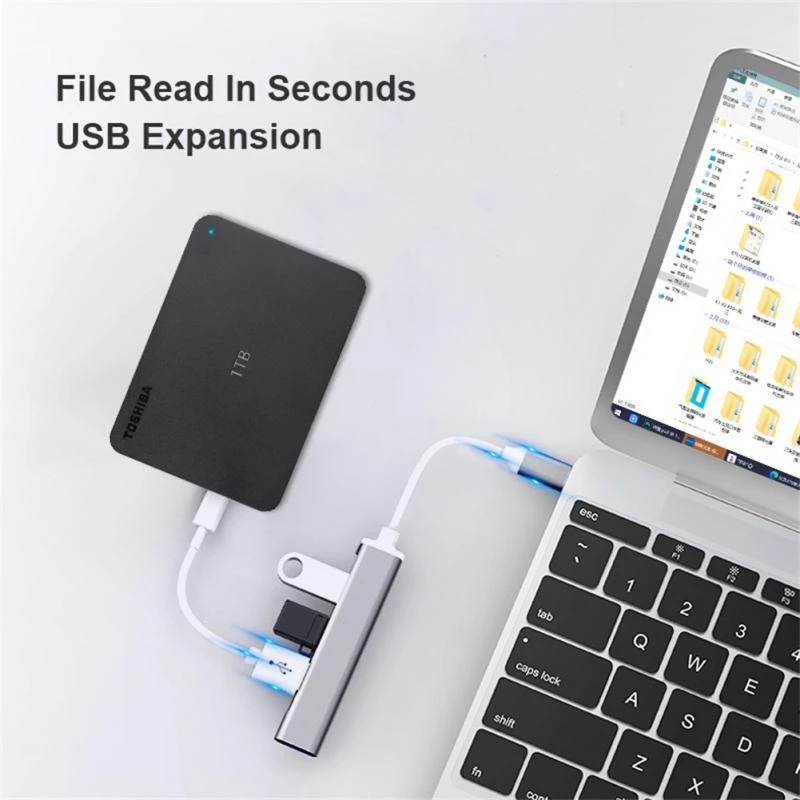 4-in-1 USB C HUB 3.0 Type C 3. - Laptop Accessories For Programmers avis et prix