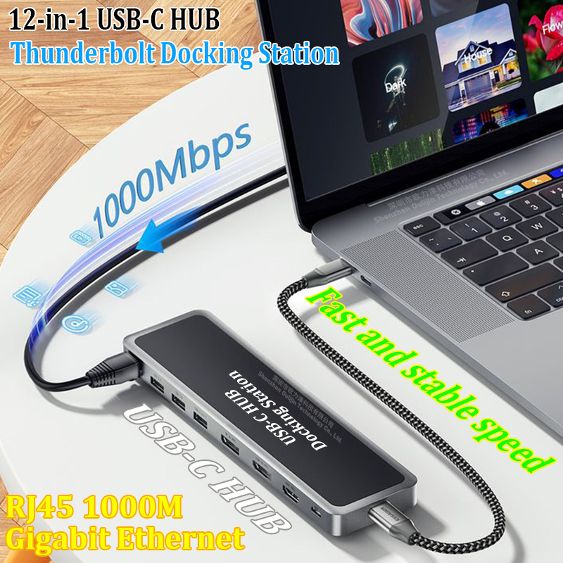 Support MST mode dual HD DP 4K - Laptop Accessories Hub avis et prix