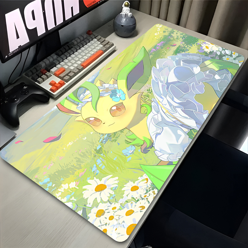 Mouse Pad Gamer P-pokemon Leaf - Laptop Office Accessories avis et prix