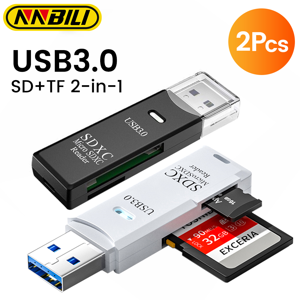 NNBILI 2 IN1Card Reader USB3.0 - Laptop Accessories For Programmers avis et prix