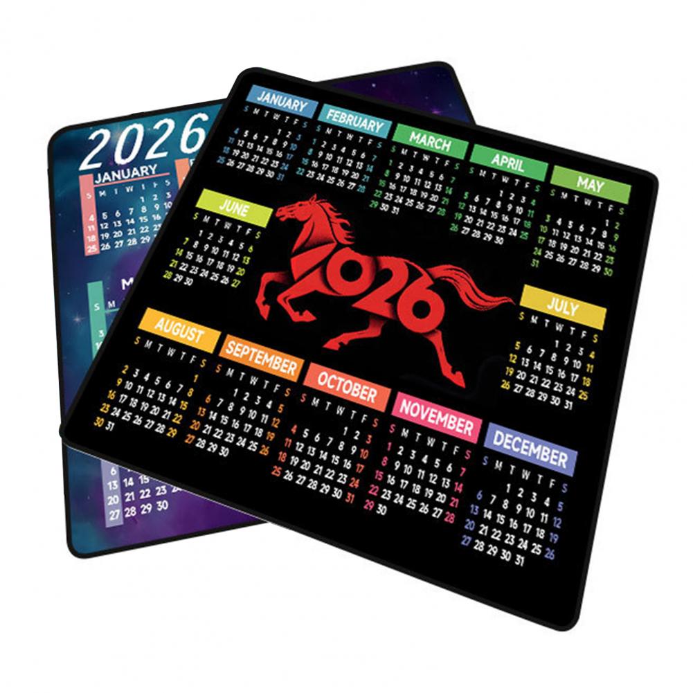 2026 Calendar Mouse Pad Waterp - Laptop Office Accessories avis et prix