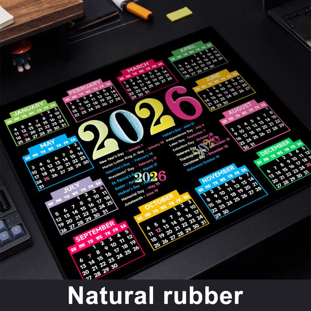 2026 Calendar Mouse Pad Waterp - Laptop Office Accessories avis et prix