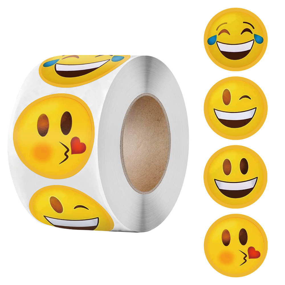 500Pcs Per Roll Cute Funny Smi - Laptop Accessories Design avis et prix
