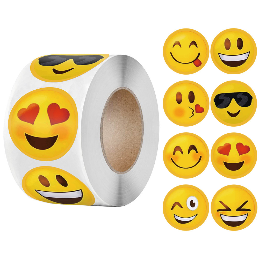 500Pcs Per Roll Cute Funny Smi - Laptop Accessories Design avis et prix