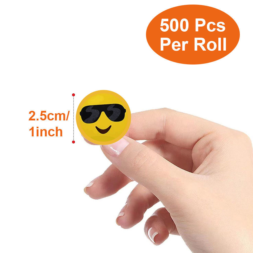 500Pcs Per Roll Cute Funny Smi - Laptop Accessories Design avis et prix