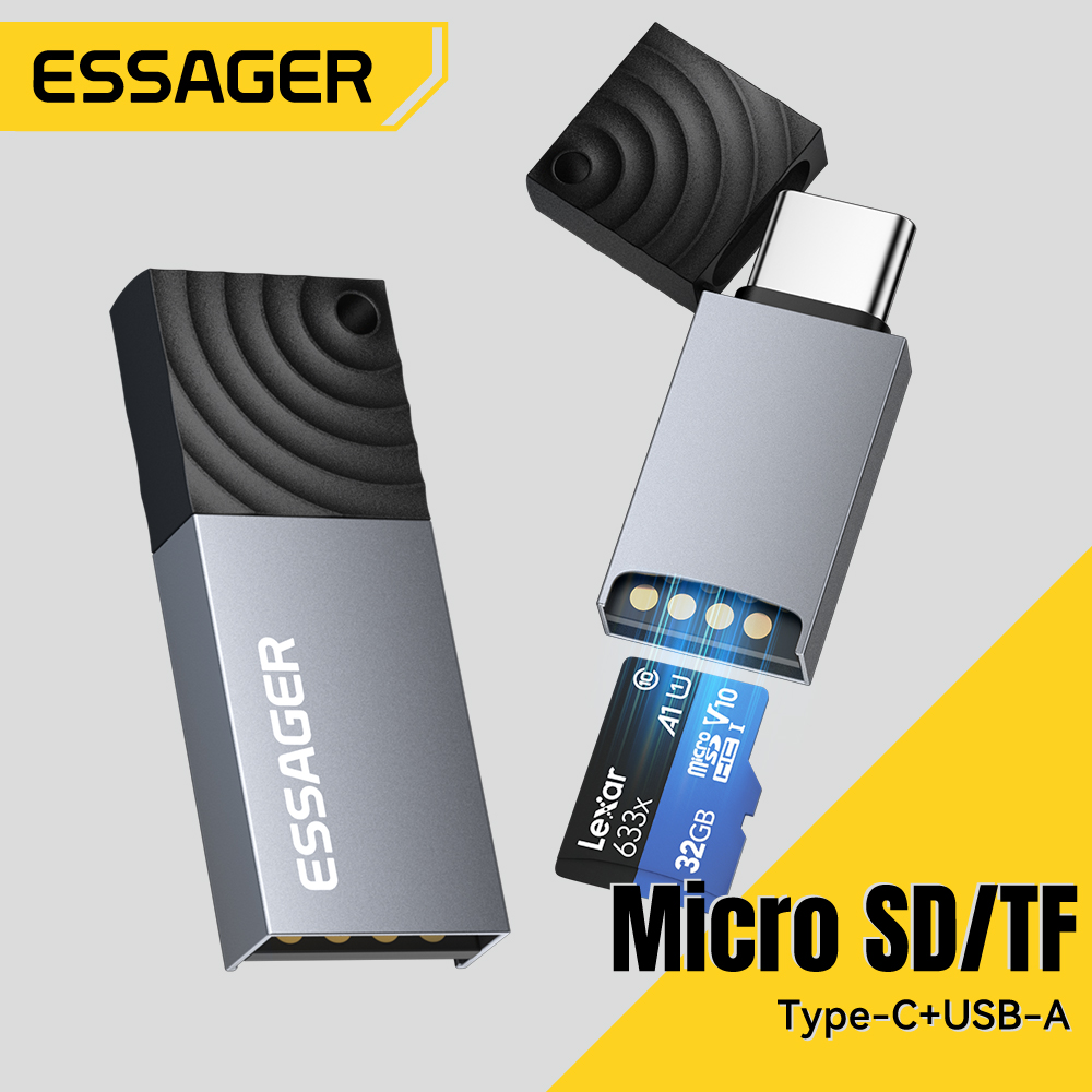 Essager 2 in 1 TF SD Card Read - Laptop Accessories For Programmers avis et prix