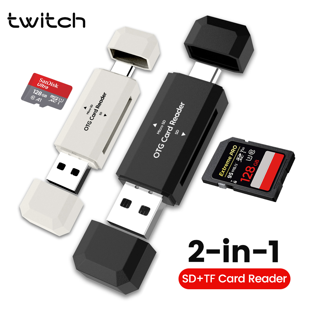 2 in 1 Type C SD TF Card Reade - Laptop Accessories For Programmers avis et prix