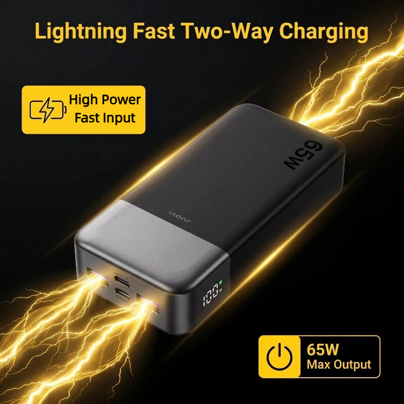 JUOVI 20000mAh Power Bank 65W  - Laptop Accessories Design avis et prix