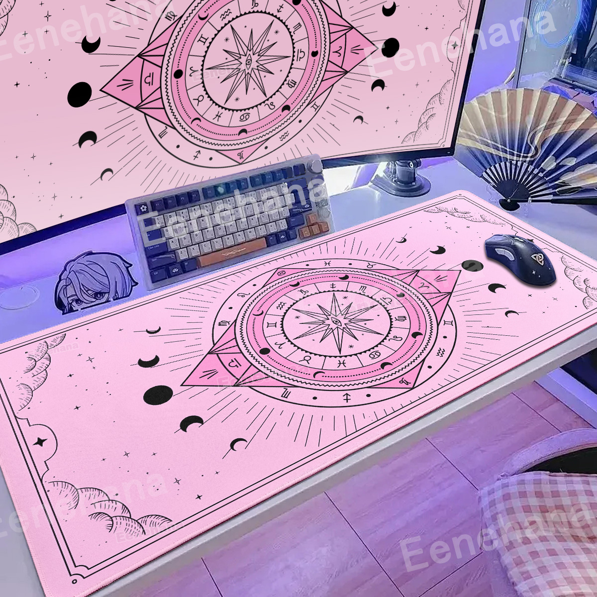 XXL Moon Card Mouse Pad Keyboa - Laptop Accessories Design avis et prix