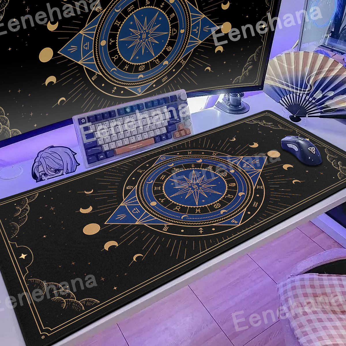 XXL Moon Card Mouse Pad Keyboa - Laptop Accessories Design avis et prix